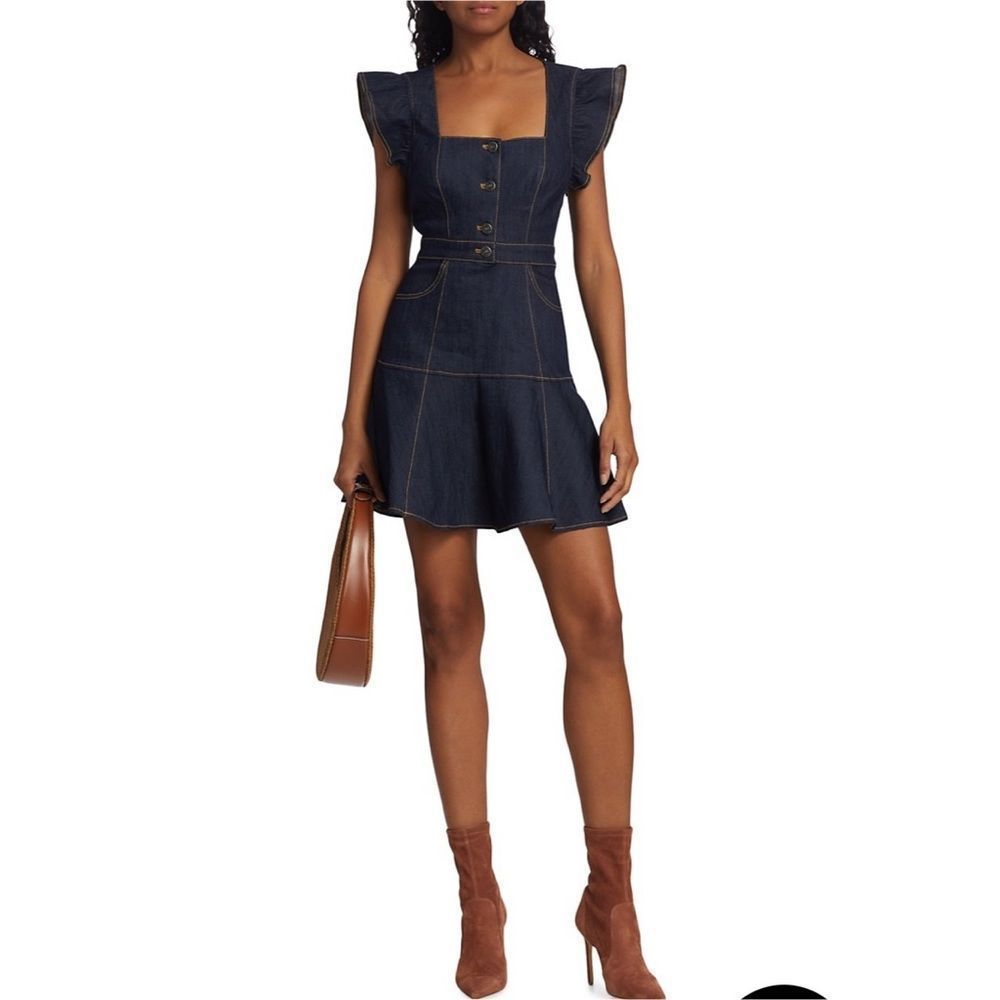 Cinq à Sept Navy Mini Dress